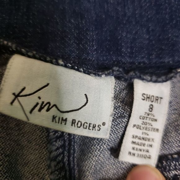 3 for $25 Kim Rogers Denim Pull on Jeans 8 Short - Picture 5 of 6